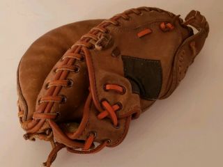 Catchers Scooper Mitt Vintage Baseball Glove For Left Hand Throw Leather Quality