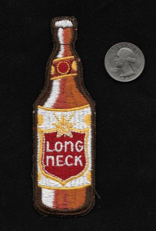 Vintage 60s - 70s Lone Star Long Neck Beer Bottle Biker Vest Collectors Patch