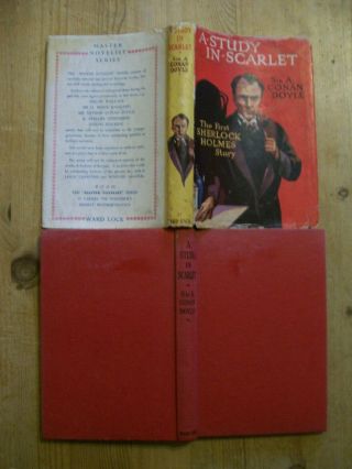 A Study In Scarlet The First Sherlock Holmes Story By Sir A.  Conan Doyle C 1950s