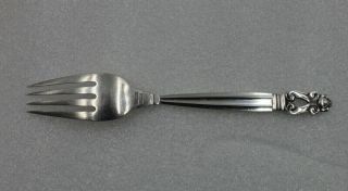 Georg Jensen Acorn Sterling Silver Dinner Fork 7 1/2” Individually 3