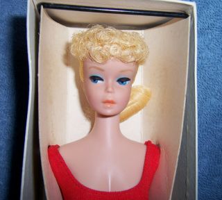 Gorgeous Vintage 1962 Japan Blonde Ponytail Barbie Doll 850 Minty Nrfb