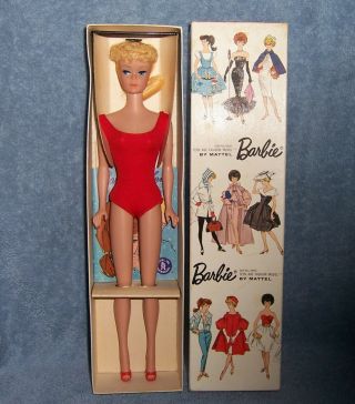GORGEOUS Vintage 1962 JAPAN Blonde Ponytail BARBIE Doll 850 MINTY NRFB 2