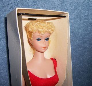 GORGEOUS Vintage 1962 JAPAN Blonde Ponytail BARBIE Doll 850 MINTY NRFB 3