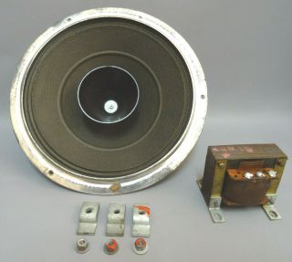 Vintage Speaker 8,  5 " 21,  5 Cm Philips Alnico Klangfilm With Tramsformer Tube Amp
