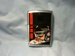 Zippo Lighter Dale Earnhart Man On A Mission