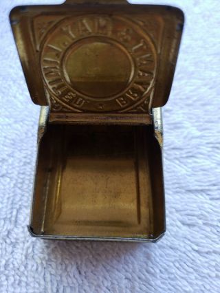 Antique British Bryant & May Limited Match Pocket Match Holder Safe 1800 ' s VGC 3