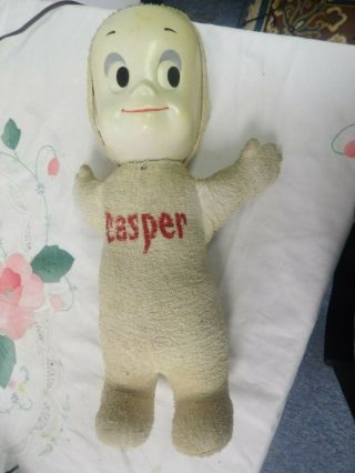 Vintage Mattel Casper The Friendly Ghost Pull String Talking Child Toy