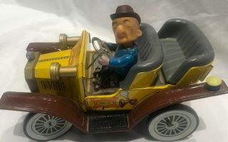 Vintage Hubley Mr Magoo Car Battery Operated Tin Litho -