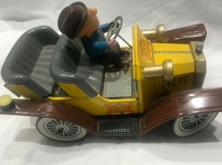 VINTAGE HUBLEY MR MAGOO CAR BATTERY OPERATED TIN LITHO - 2