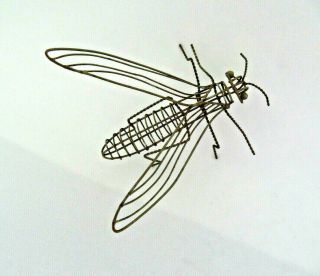 Vintage Metal Wire Dragonfly Figurine