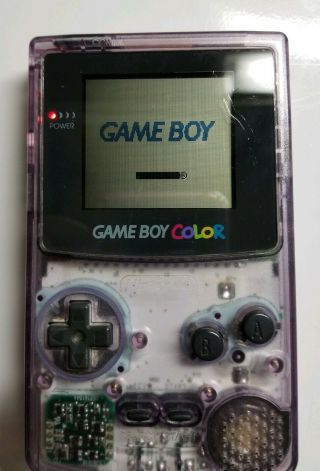 Vntg Nintendo Gameboy Color Atomic Purple (Transparent),  Games & Accessories 3