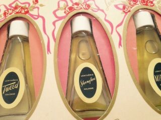 Vintage Gift Set Of Lentheric Colognes Tweed Shanghai And Miracle 3