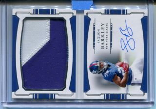 2018 Saquon Barkley National Treasures Booklet Patch Auto Rpa Rc 13/99 Giants