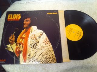 Vintage Elvis Presley Pure Gold Record Vinyl Album Rca