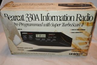 Vintage Uniden Bearcat 330a Info Radio Scanner W/ Turboscan