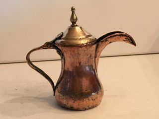 17,  2 Cm Antique Dallah Islamic Art Coffee Pot Bedouin 318 Grams