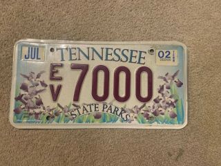Tn Tennessee State Parks License Plate Expired