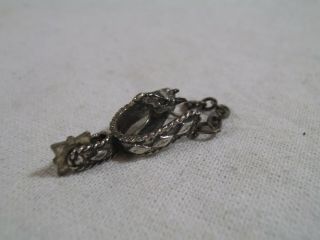 Vintage Sterling Silver 3d Spur W/horse Head Charm - Moveable Star - Repurpose - Ba