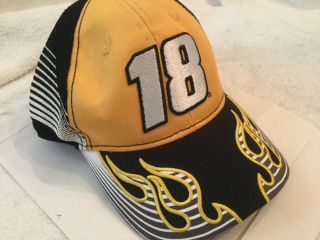 Kyle Busch 18 Joe Gibbs Racing Authentic Hat Nascar