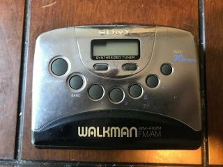 Vintage Sony Walkman Model Wm - Fx251 - Great