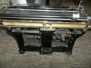 Antique Underwood American Standard No.  12 Typewriter (revised)