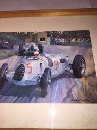 Michael Turner Framed Vintage Formula 1 Print 3
