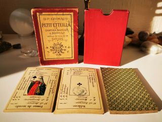 Antique Vintage Rare 1890 Petit Etteilla Grimaud Collectable Tarot Paris