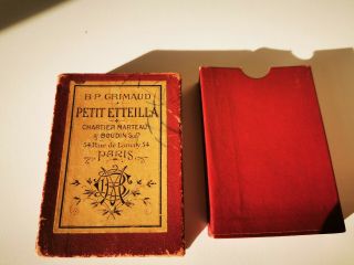 ANTIQUE Vintage Rare 1890 Petit Etteilla Grimaud Collectable Tarot Paris 2