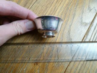 Antique Chinese Export Silver Miniature Bowl,  Tea Bowl Form
