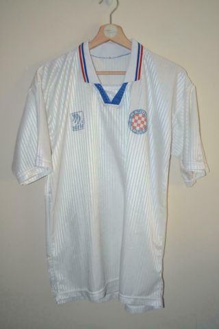 Vintage Hajduk Split Sirio White Home Shirt Mens Large