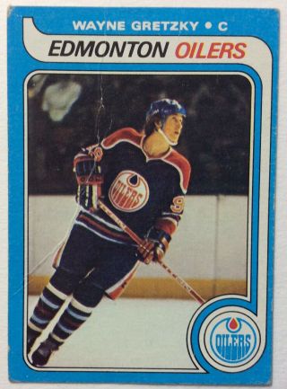 Wayne Gretzky 1979 - 80 Topps Hockey 18 Rookie Vg