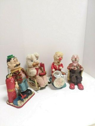 Vintage Japan Tin Battery Operated Toys Marusan Alps Modern Toy And Tomiyama