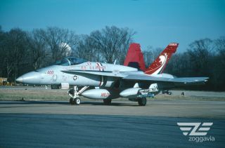 Slide Vfa - 131 F - 18 U.  S.  Navy,  Estocin Wildcats,  1990