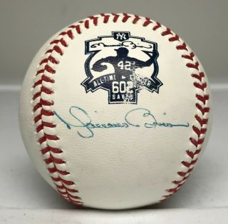 Mariano Rivera Signed Baseball 602 All Time Saves Leader Jsa Yankees Hof