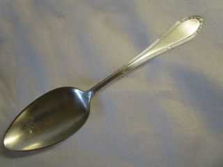 Vintage European Wmf Silverplate Oval Soup Spoon