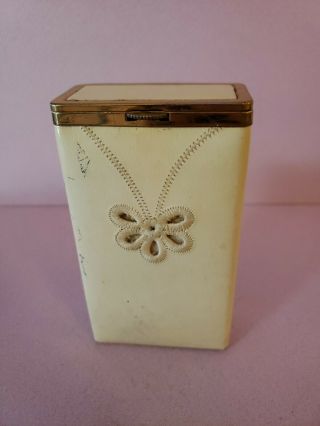 Vintage Princess Gardner Butterfly Style Cigarette Case 4.  25 "