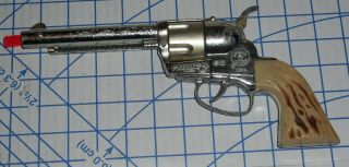Vintage 1958 Mattel Fanner 50 Cap Pistol Cowboy Gun No Bullets Vg