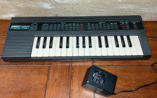 Vintage Yamaha Portasound Electric Keyboard Pss - 130 W/ Oem Ac Adaptor