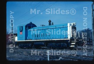 Slide Crip Rock Island Blue/white Paint Sw8 830 In 1984 At Little Rock