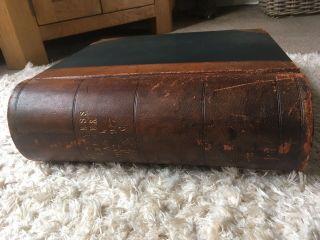 Antique Ledger Scotland People 1912 - 1917 Hand Written/Typed 9.  6 kg in weight 3