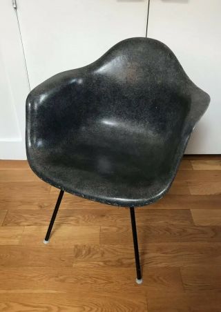 Eames Arm Shell Herman Miller Elephant Gray Chair Mid Century