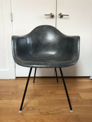 Eames Arm Shell Herman Miller Elephant Gray Chair Mid Century 2