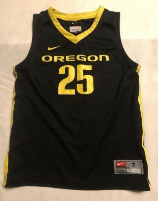 Nike Oregon Ducks College Basketball Jersey Youth Size 7