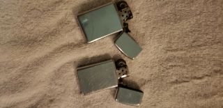 2 Small Vintage Zippo Lighters 3