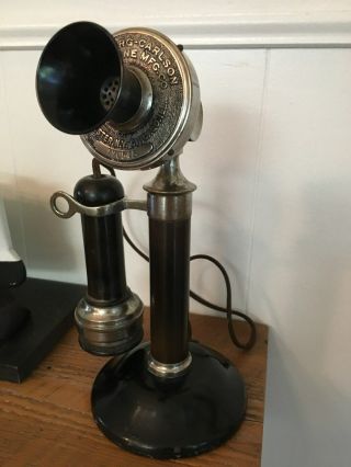 Antique Stromberg - Carlson Candlestick Telephone Hard To Find Rare Model