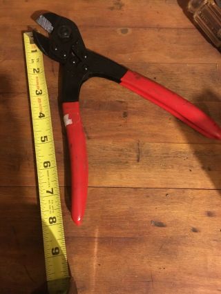 Vtg Hand Klip H.  K.  Porter 690ag Wire/cable Cutter Usa Made Angle Side Cutter