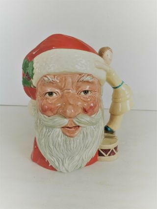 Vintage Royal Doulton England Santa Claus Christmas Toby Mug Jug Stein D 6668