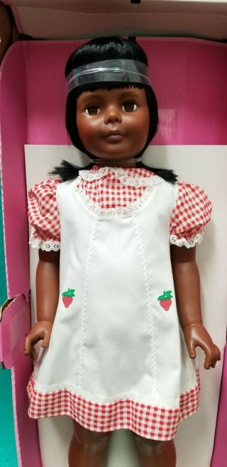VINTAGE 1981 IDEAL PATTI PLAYPAL AFRICAN AMERICAN DOLL 35” 2