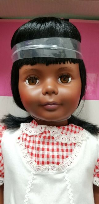 VINTAGE 1981 IDEAL PATTI PLAYPAL AFRICAN AMERICAN DOLL 35” 3