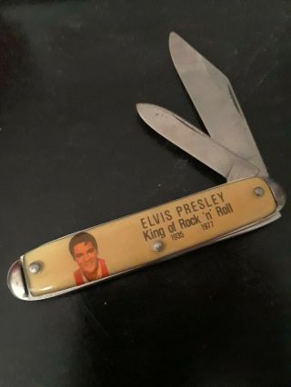 Vintage Elvis Presley Folding Pocket Knife